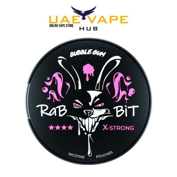 rabbit bubble gum nicotine pouches | uae vape hub