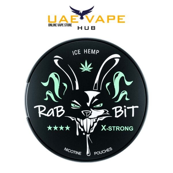 rabbit ice hemp nicotine pouches | uae vape hub