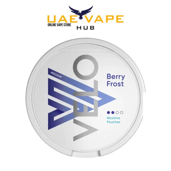 velo berry frost nicotine pouches | uae vape hub