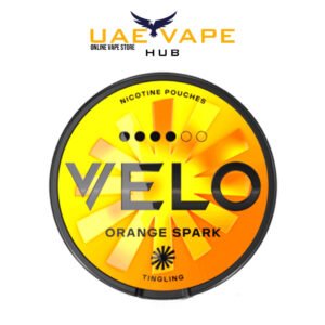 velo orange spark nicotine pouches | uae vape hub