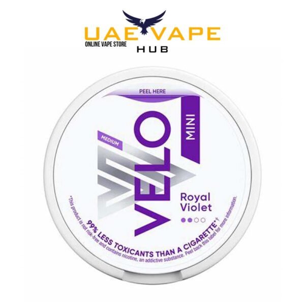 velo royal violet nicotine pouches | uae vape hub