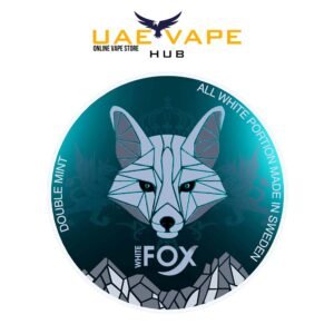 white fox double mint nicotine pouches | uae vape hub