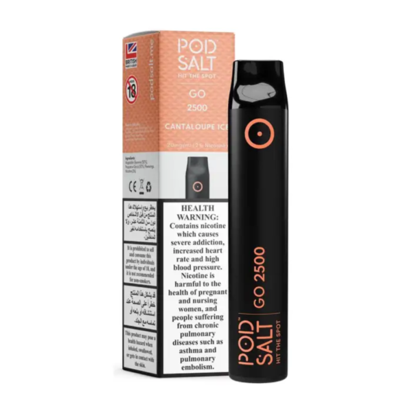 Best POD SALT GO DISPOSABLE VAPE 2500 Puffs in UAE