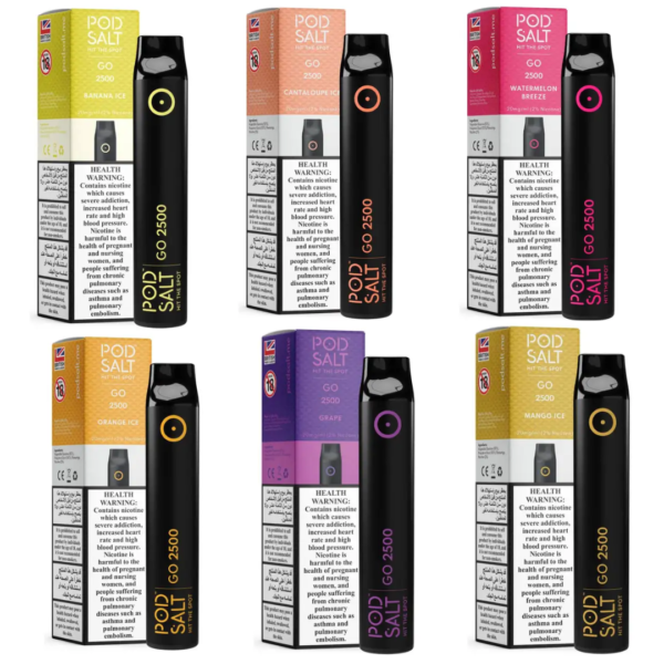 New Pod Salt Go 3500 Puffs Disposable Vape - UAE Vape HUB