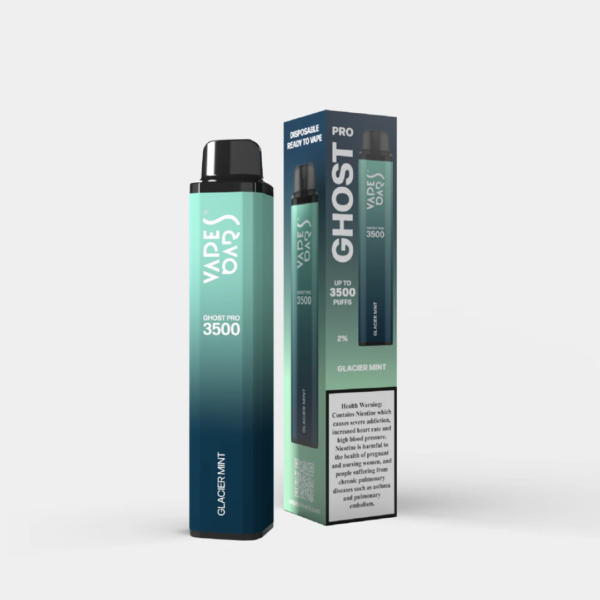 VAPES BAR GHOST PRO 3500 PUFFS DISPOSABLE IN DUBAI - Glacier Mint