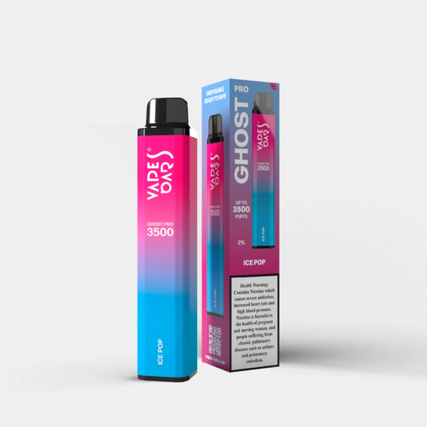 VAPES BAR GHOST PRO 3500 PUFFS DISPOSABLE IN DUBAI - Ice Pop