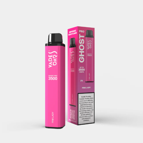 VAPES BAR GHOST PRO 3500 PUFFS DISPOSABLE IN DUBAI - Pink Lady