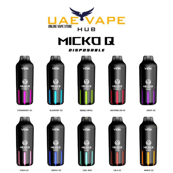 VEIIK Micko Q 5500 Puffs Disposable Vape | uae vape hub