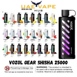 VOZOL Gear Shisha 25000 Puffs Disposable Vape | uae vape hub