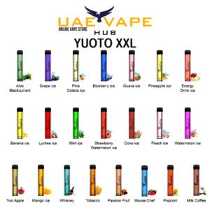 YUOTO XXL 2500 PUFFS DISPOSABLE VAPE | uae vape hub